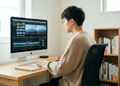 映画制作の時間と費用を約80％削減