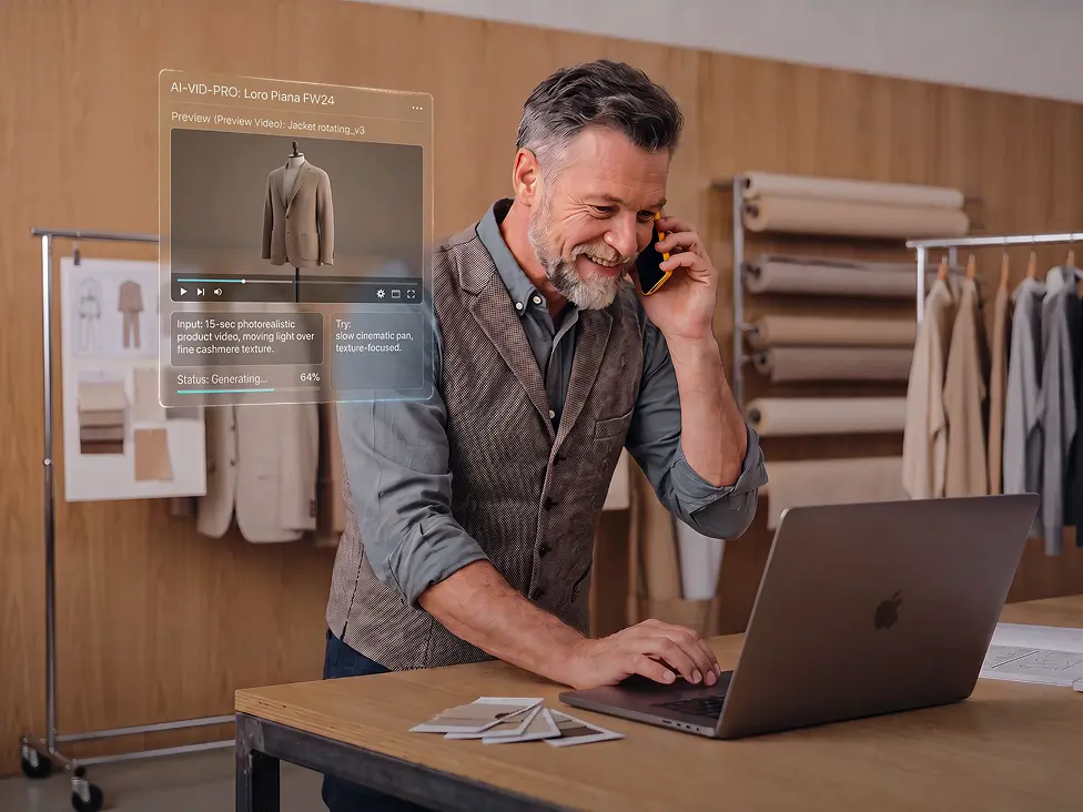 Präsentiere Kleidung auf unendlich vielen digitalen Models